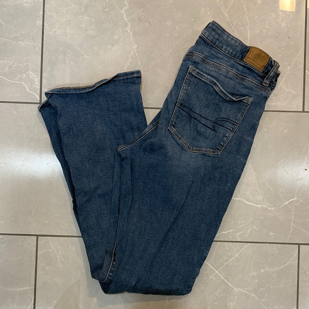 American Eagle Outfitters Dark Blue Boot Cut Jeans